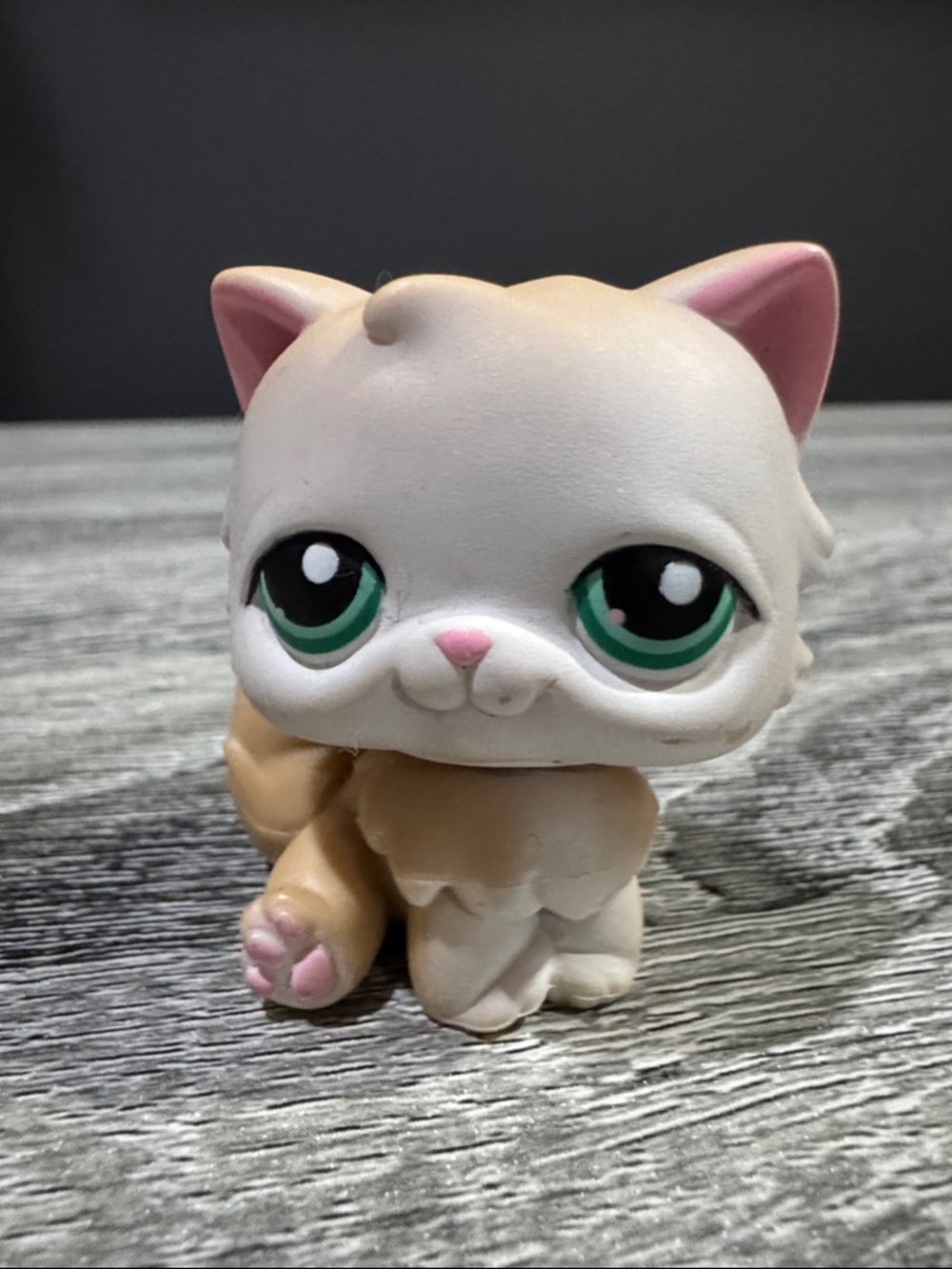Littlest Pet Shop | #129: Persian Cat with Green Eyes - Collectible Toy Figure